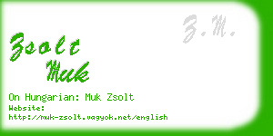 zsolt muk business card